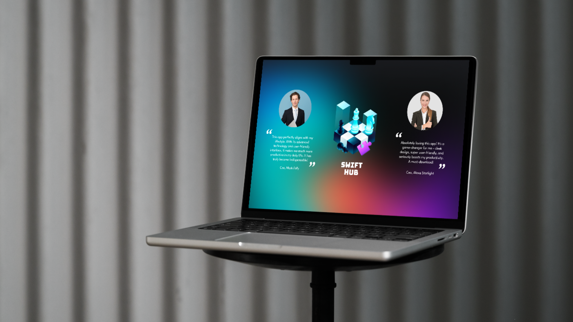 Daily UI Challenge #039 ; Testimonial Design 3d animation app branding dailyui design figma graphic design illustration logo motion graphics product testimonial ui ux web