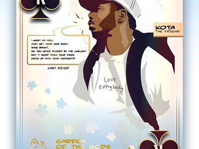 Kota Card: KoC, Garden of the Gods adobe colorado hip hop king of clubs kota kota the friend lyrics to go music playing cards rap tcg theo theophilus trading card wallen