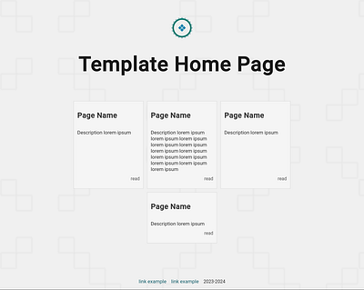 Template home page css html screenshot ui web design website