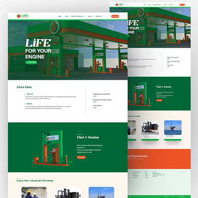 Life Petroleum: Web Design branding graphic design ui ux web design website
