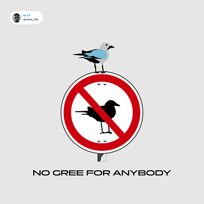 2024'No gree for anybody' illustration