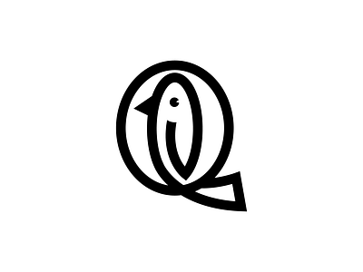 Q Birds Logo birdlogo birdslogo brand branding illustration logo logos qlogo