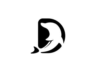 D Dolphine Logo brand branding d dlogo dolphine dolphinelogo illustration lettersd logo logos