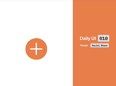Daily UI 010: Social Share animated button animation daily ui daily ui 010 gooey liquid liquid button prototype share social media social share