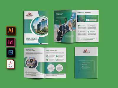 company profile animation annual report banner book booklet branding business flyer company profile graphic design magazine motion graphics proposaal