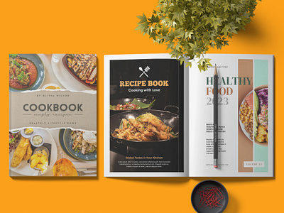 coock Book book book cover book design business flyer catalog flyer design graphic design magazine propossal