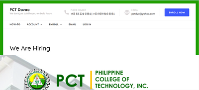 https://pct-davao.com/ php webdev wordpress