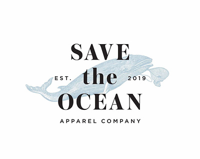 Save the Ocean Logo Design graphic design logo
