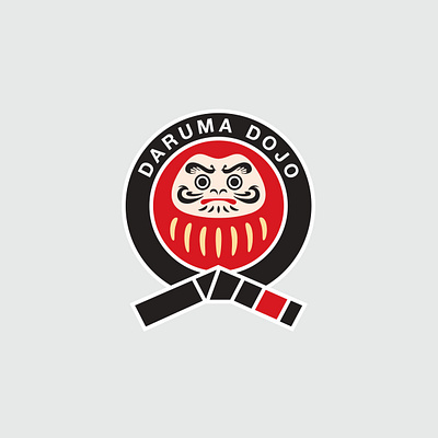 Daruma Dojo Logo Design graphic design logo