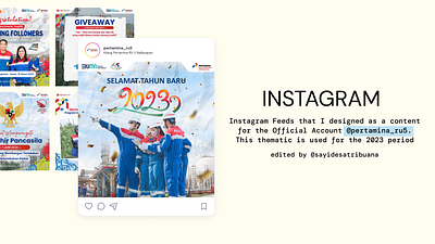 Instagram Feeds - @pertamina_ru5 graphic design instagram social media