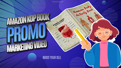 Book Promotional Video - Human Body Activity Book activity book adult after effect amazon kdp animation children childrens book coloring design facebook graphic design human body illustration kids book motion graphics premiere pro thumbnail ui youtube