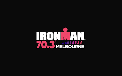 IRONMAN 70.3 Melbourne - Logo & Branding branding digital events graphic design ironman logo melbourne merch modern print signage social media sport