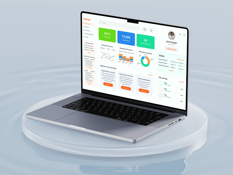 Dashboard browser extension by Mariya Bimbalova on Dribbble