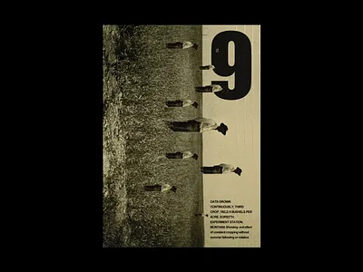 9 art bold crop farm graphic design green illustration minimal poster print typography