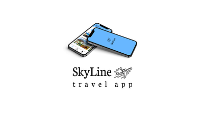 Travel App Concept - Skyline flight mobile travel travel app ui