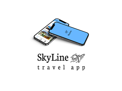 Travel App Concept - Skyline flight mobile travel travel app ui