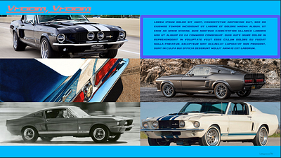 Car Site Project - Web graphic design ui ux