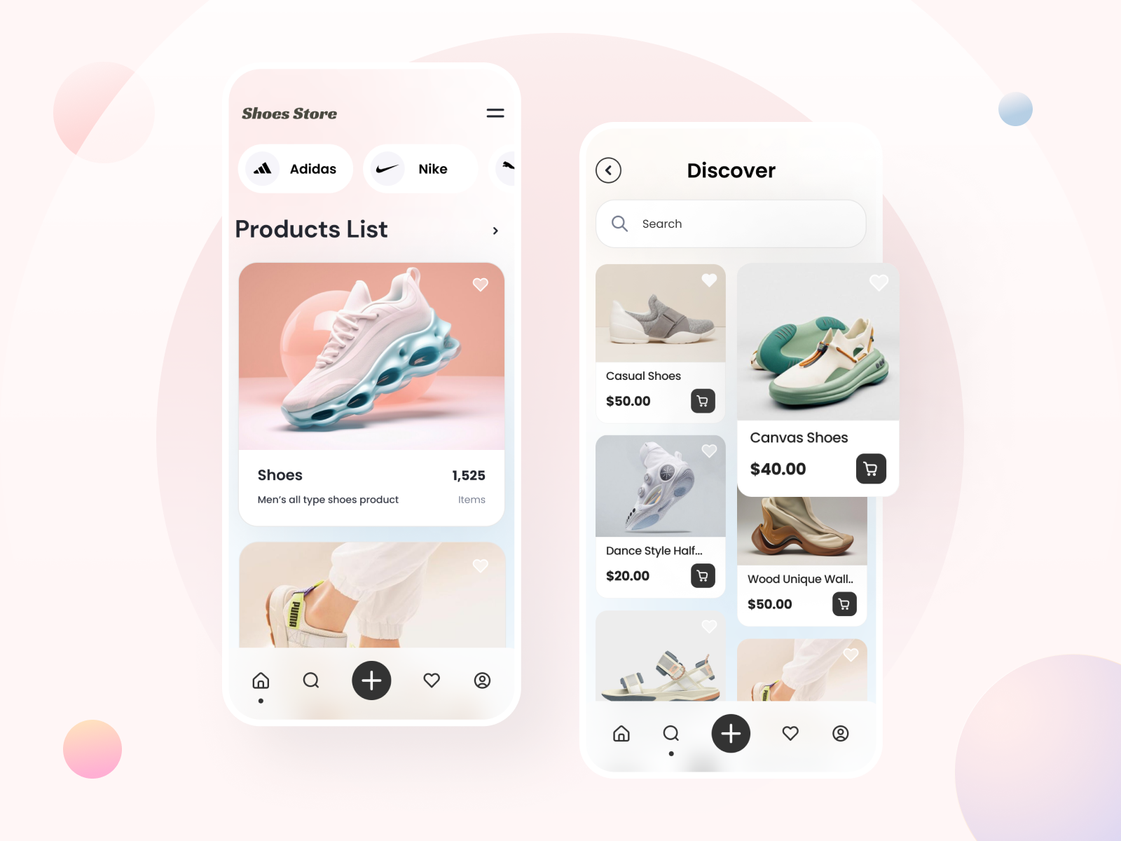 Shoe Store - Application UI/UX Design by Ubrain Studios on Dribbble