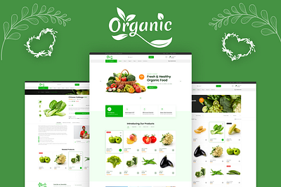 Organic E-commerce Websites e commerce websites graphic design logo organic organic e commerce websites ui