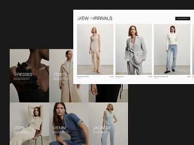 Couture Canvas. E-commerce Concept (02) branding concept design ecommerce fashion figma logo shop typography ui uidesign uiux ux visual web