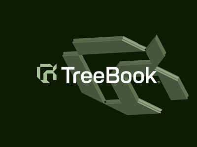 TreeBook Logo concept brand identity branding design ip logo letter t logo logo concept logo design logo designer logo ideas logo mark logotype moder t logo modern logo online invoice generator