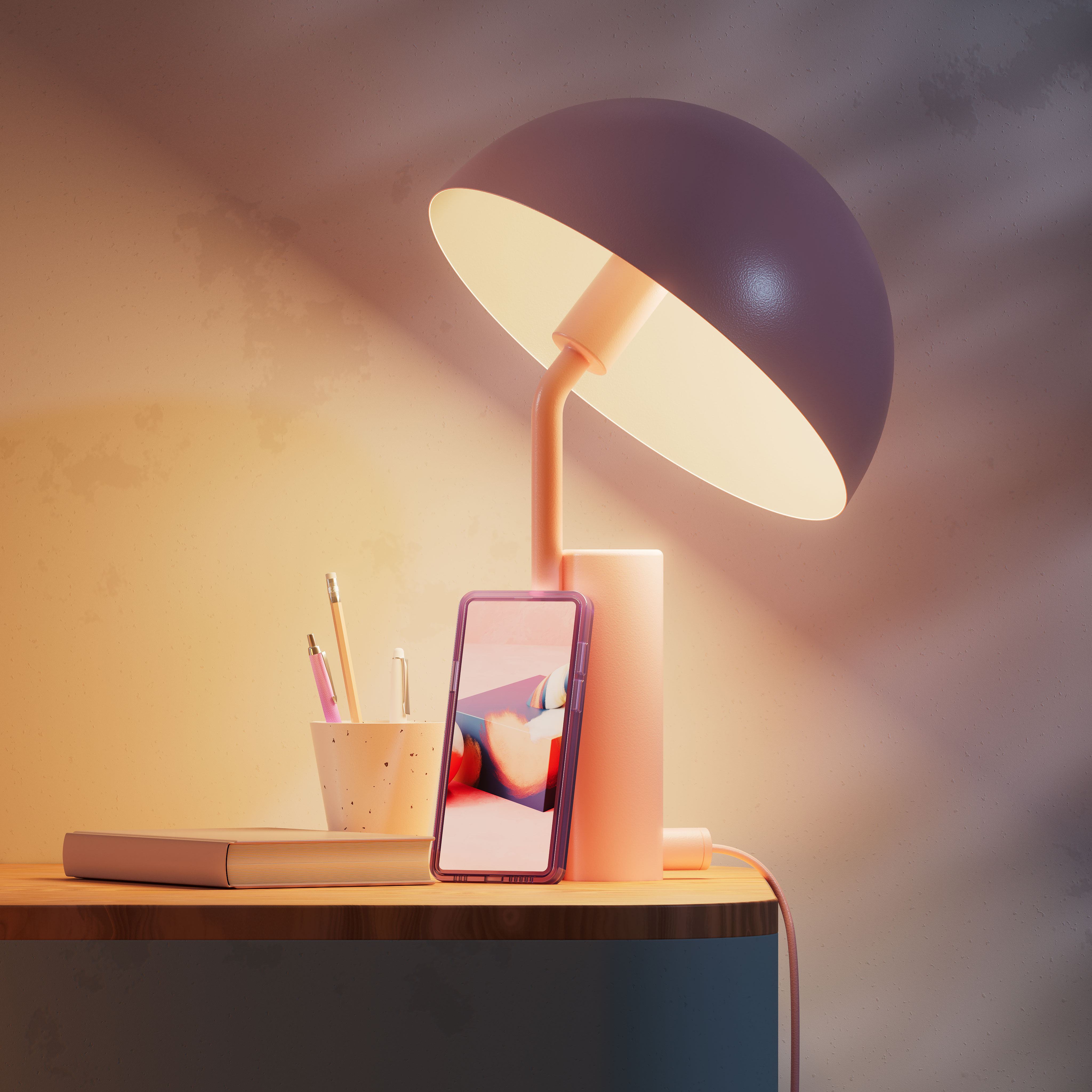 Windows Phone Night Rendering Experiment 3d branding c4d design graphic design render