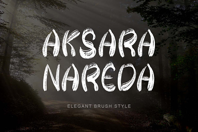 Aksara Nareda beautiful branding brush design elegant font font design graphic design handwritten illustration kdp logo procreate svg ui