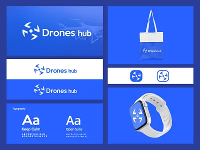Drones Hub Logo Design brand identity design brand style guidelines design branding branding design classy sharif drone logo design drones hub logo graphic design logo logo design logos minimalist minimalist logo design portfolio logo