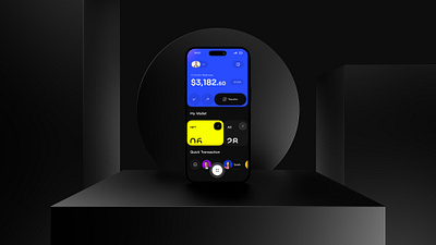 WHORTHY | Financial app 3d animation app branding card dark dark mode design financial graphic design logo minimal motion motion graphics nft product productdesign ui uiux ux