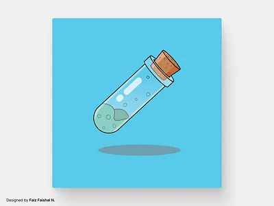 Bottle Illustration 2d bottle 2d bottle design adobe illustrator bottle bottle design bottle design inspiration bottle illustration design inspiration idn idn boarding school illustration inspiration pirate bottle transparent bottle
