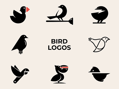 Bird Logos bird branding graphic design logo
