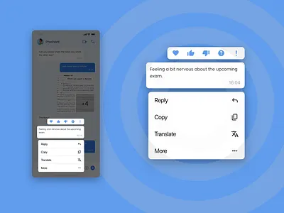 Daily UI Challenge | Day 27 | Dropdown 100daysdailyuichallenge app dailyui design dropdown figma messaging app mobile app social ui