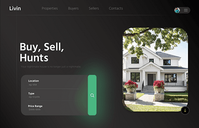 House Sell Website Design figma graphic design motion graphics ui