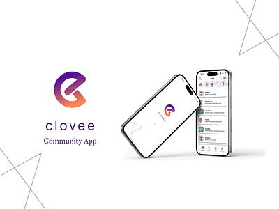 Community App - Clove app chatting chatting app community community app feeds mobile app text uiux