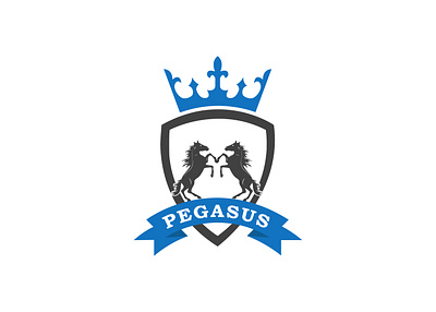 PEGASUS 3d animation company logo glasses graphic design logo logo design motion graphics ui