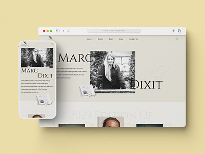 Author Website UI Design branding digitaldesign graphic design logo responsivewebdesign ui uiuxdesign userexperience uxresearch webdesign webdevelopment wordpressdevelopment wordpressplugins wordpressthemes