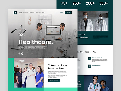 🏥🌟 Your Health, Your Priority: Explore Our Healthcare Landing 3d branding design graphic design illustration logo ui ux