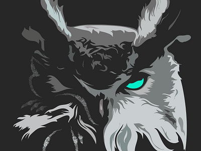 Owl - Vector Art adobe branding design graphic design icon illustration illustrator logo owl typography vector vector art vectorart