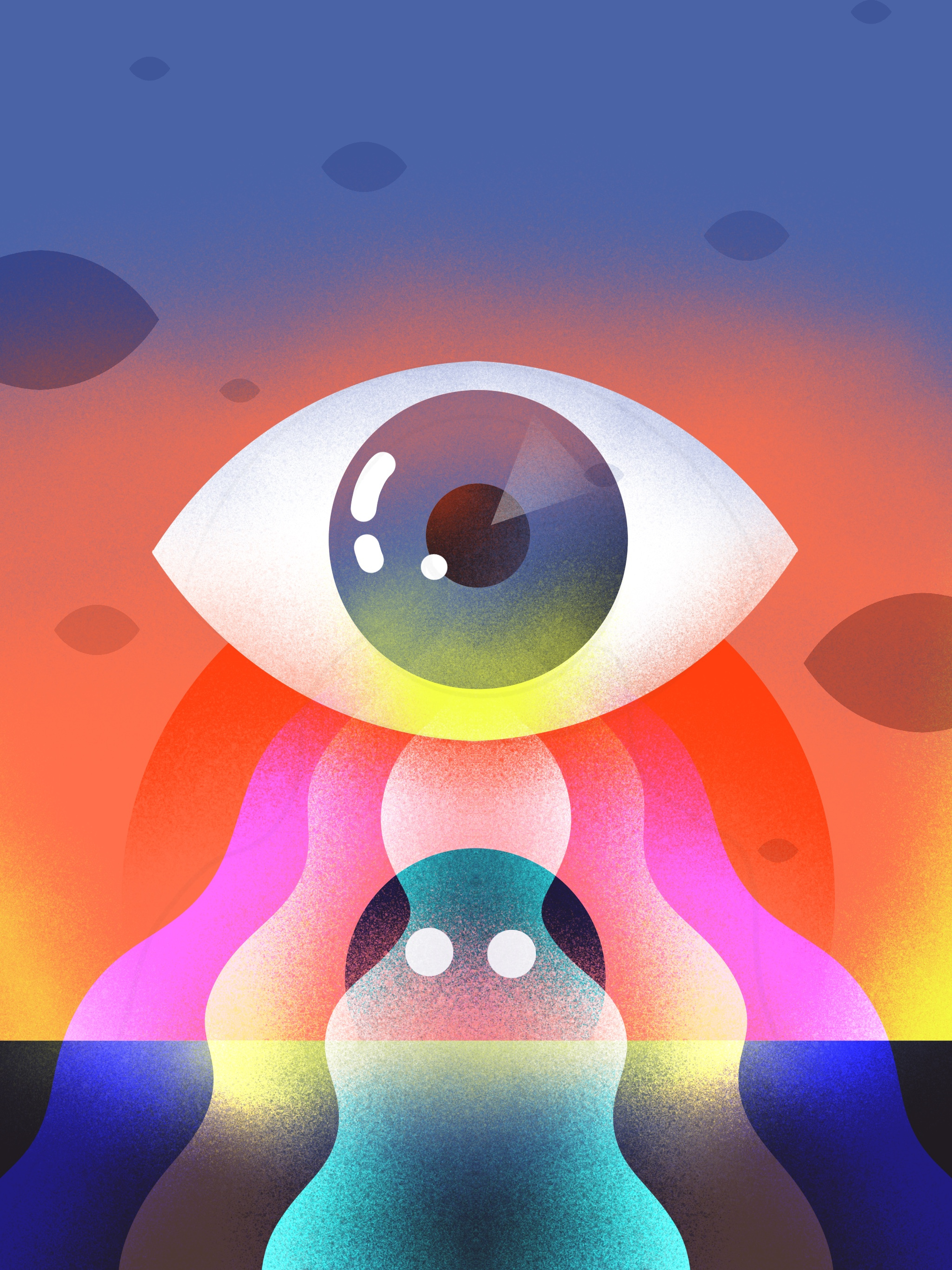 Weird branding design graphic design icon illustration line minimal procreate retro simple ui