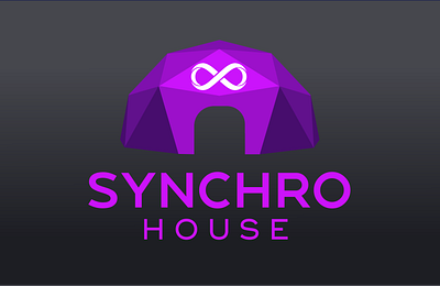 Synchro-House Logo brandbook branding graphic design logo rebranding