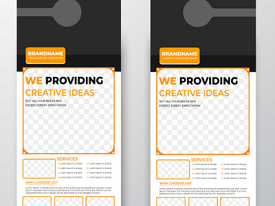 DOOR HANGER DESIGN graphic design