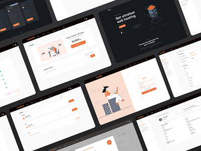 Gawro Hosting Website app app design app ui design domain hosting figma figma ui hosting company hosting ui hosting website product design prototyping ui case study ui design ui ux user interface design ux case study ux design