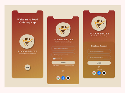 Food Ordering App - Signup Page designinspiration