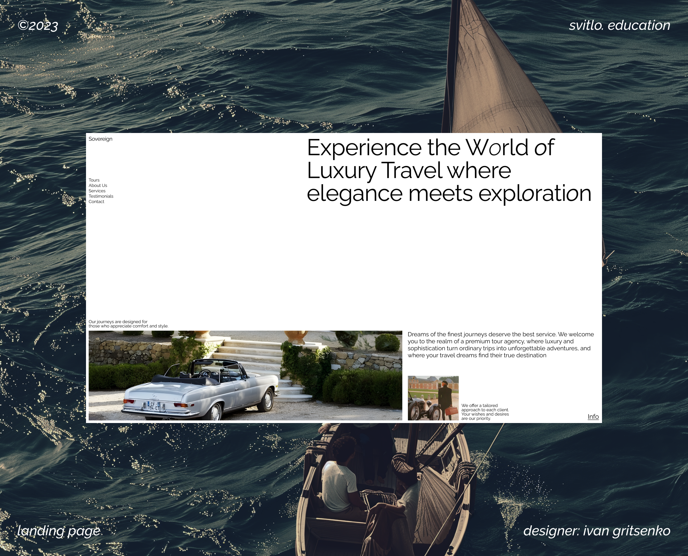 Travel agency website animation agency animation design minimalism motion graphics travel travelling ui ux webdesign website