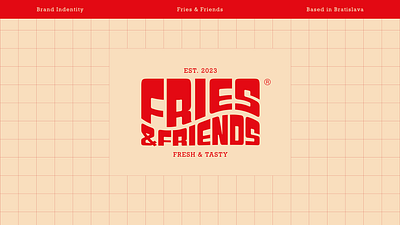 Fries and Friends Branding 3d animation branding graphic design logo motion graphics ui