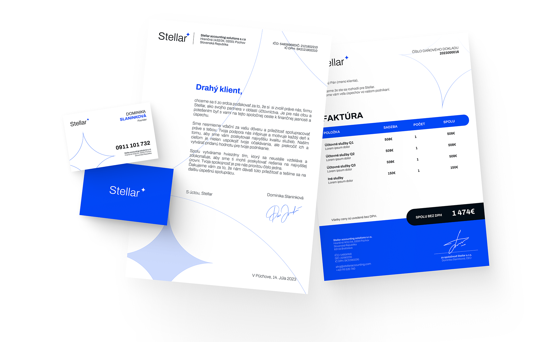 Stellar Acconting Branding 3d animation branding graphic design logo motion graphics ui