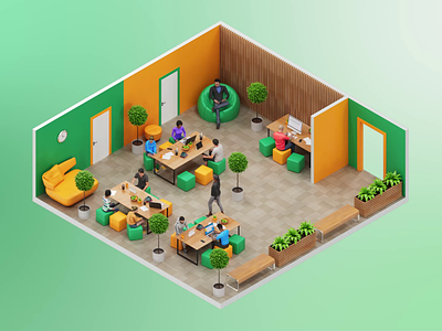 3D Gaming Room designs, themes, templates and downloadable graphic elements  on Dribbble