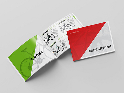 Galaxy Bikes Catalog bikes branding catalog catalogue composition graphic design print product design publisher