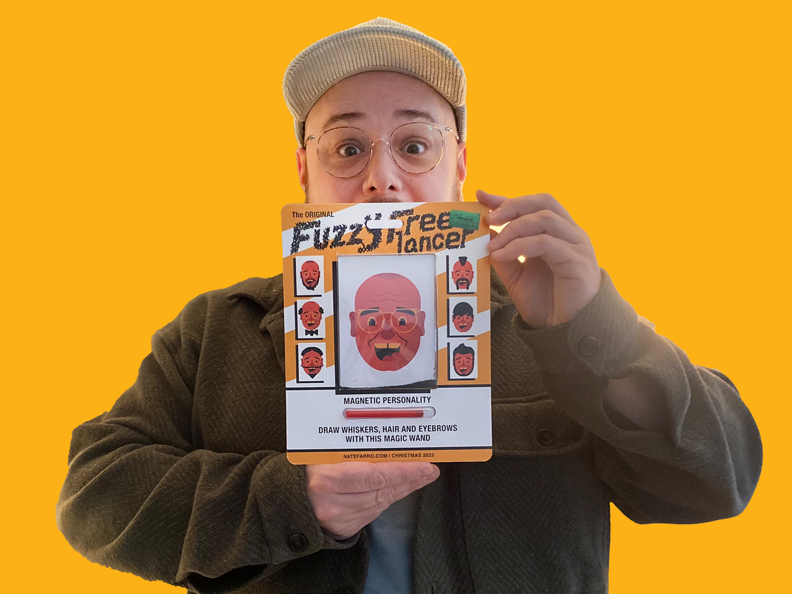 The Fuzzy Freelancer - 2023 Client Gift clientgift customtoy freelance fuzzy natefarro natefarro.com toy vintage toy woolywilly