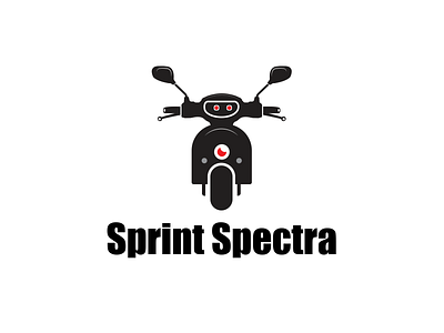 Sprint Spectra Logo design. branding car logo car service design graphic design illustration logo logos scootty scootty logo sprint spectra vector
